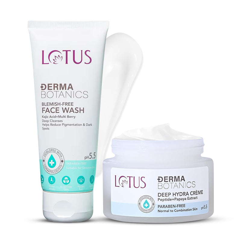 Dermabotanics Kojic Facewash+Deep Hydra Creme