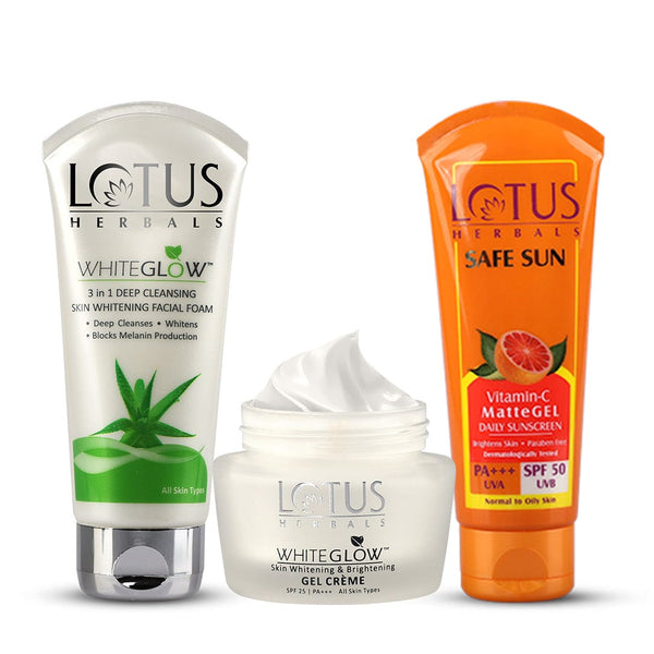 Buy Lotus Herbals Power Glow Combo Vitamin C Sunscreen Facial