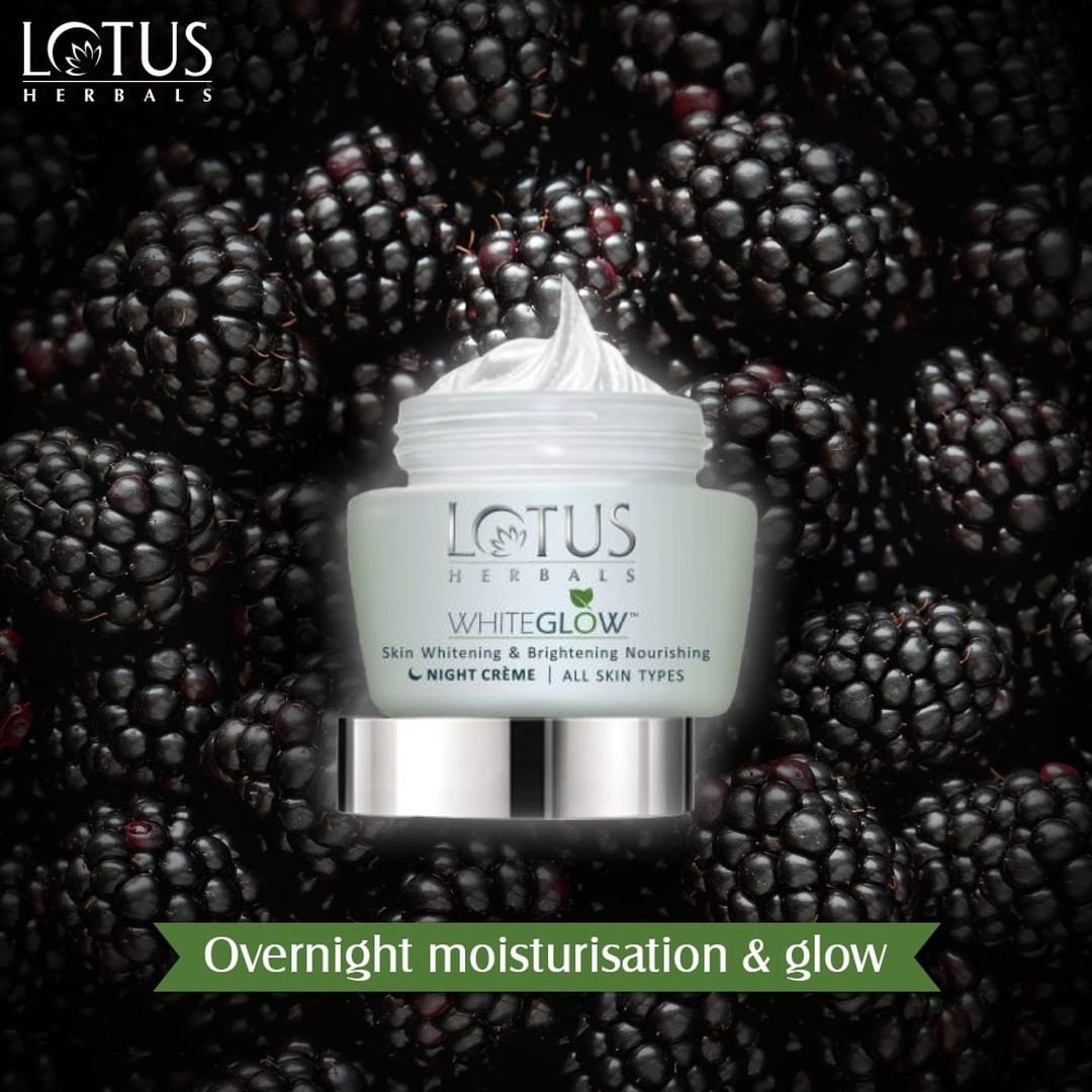 Lotus Herbals Whiteglow Skin Brightening And Nourishing Night Cream Lotus Herbals 5532